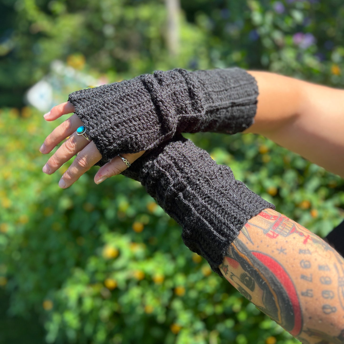Black Arm Warmers