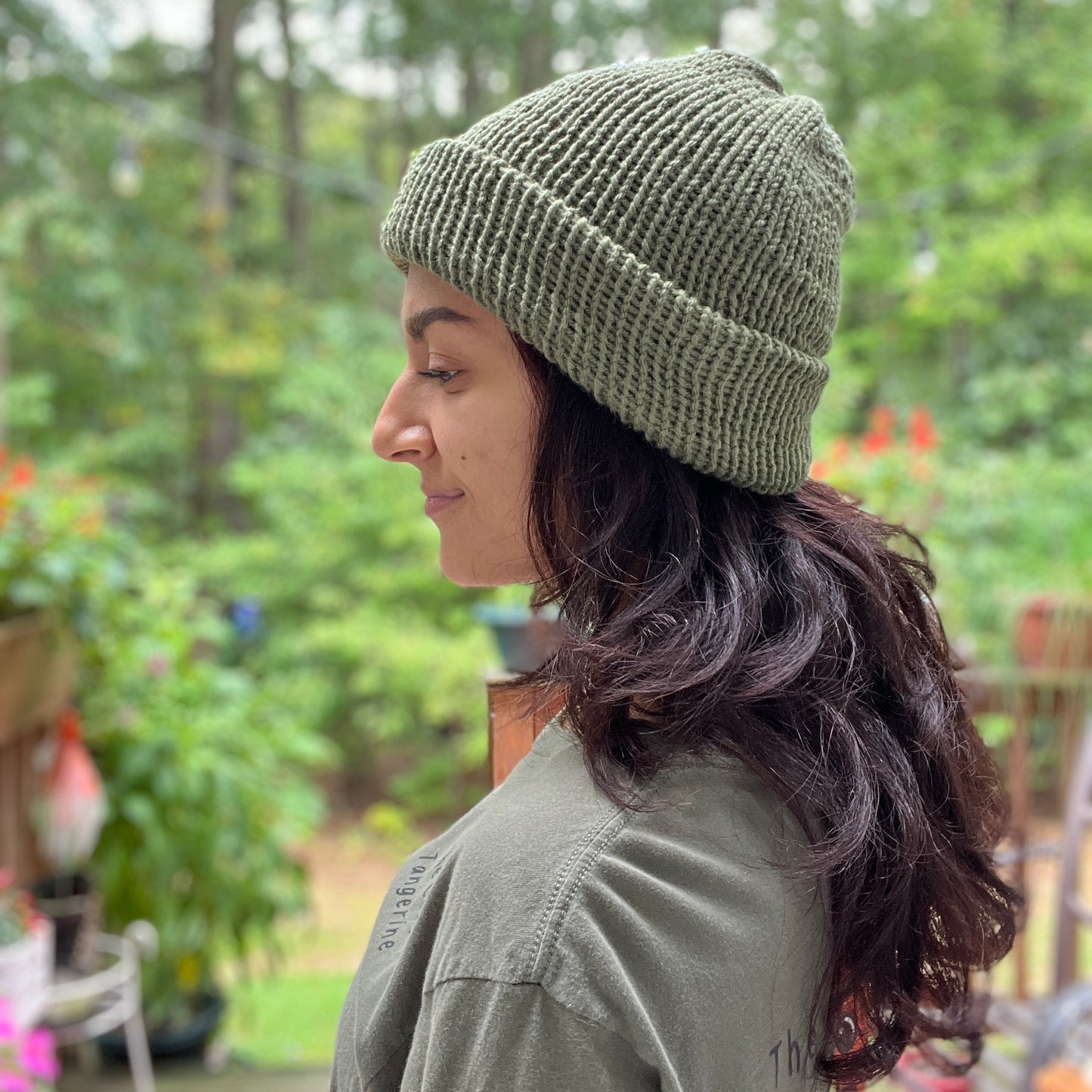 Sage Green Knit Beanie