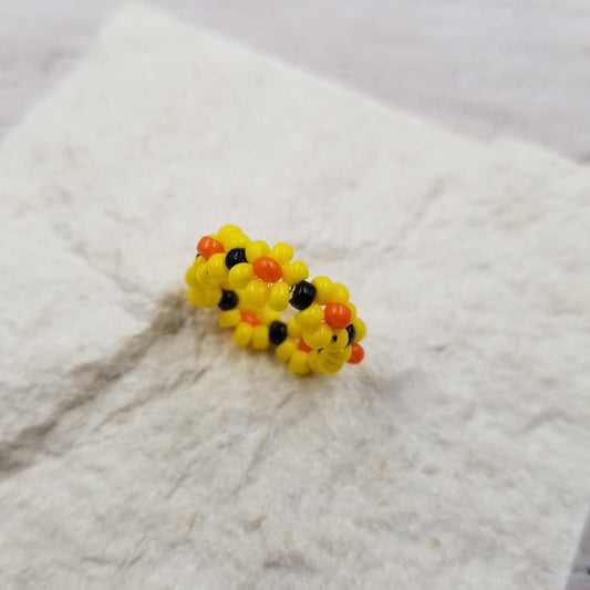 Elastic Flower Rings