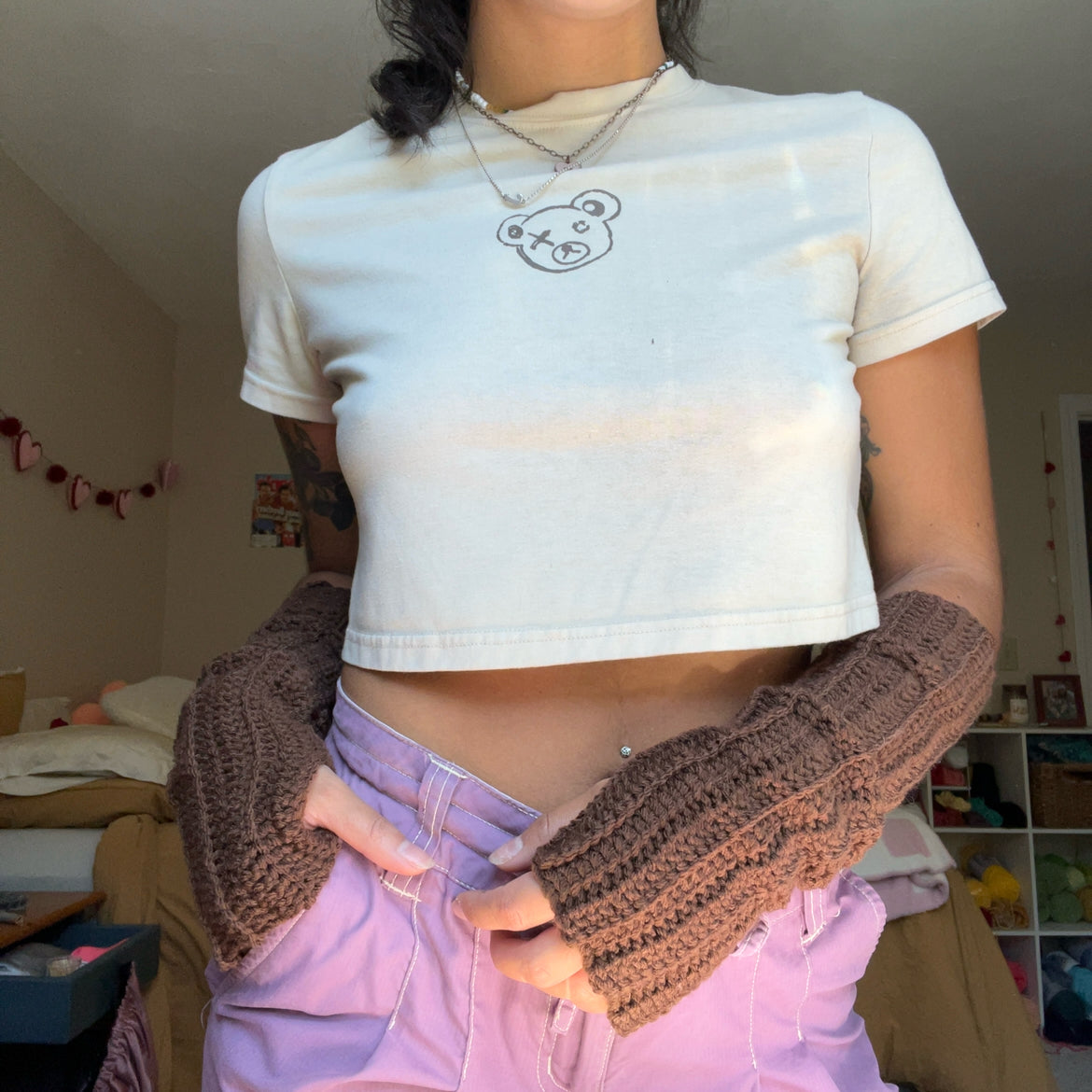 Chocolate Arm Warmers