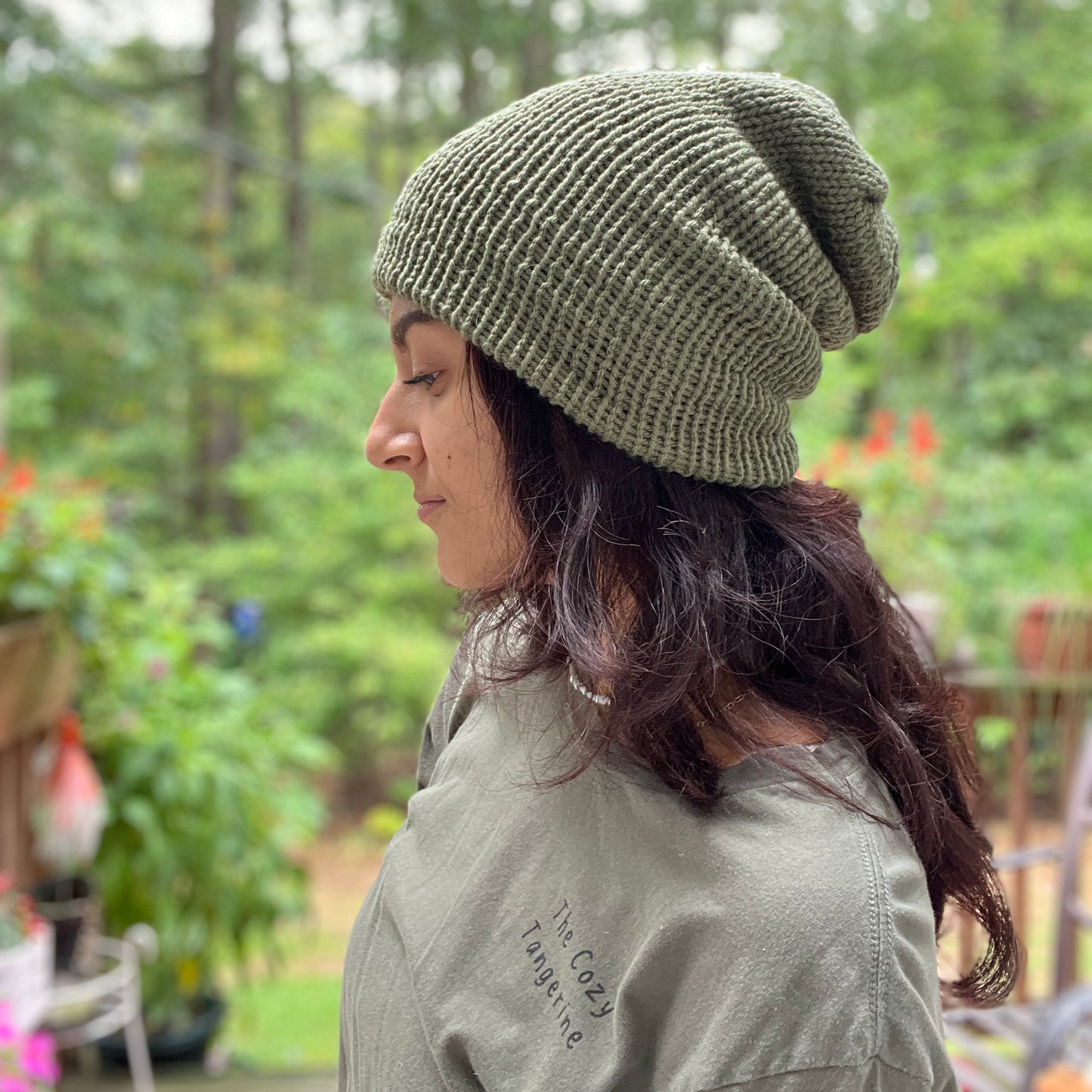 Sage Green Knit Beanie