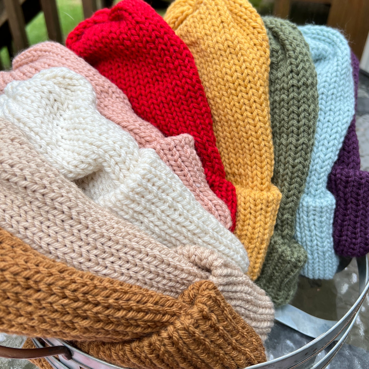 Ivory Knit Beanie