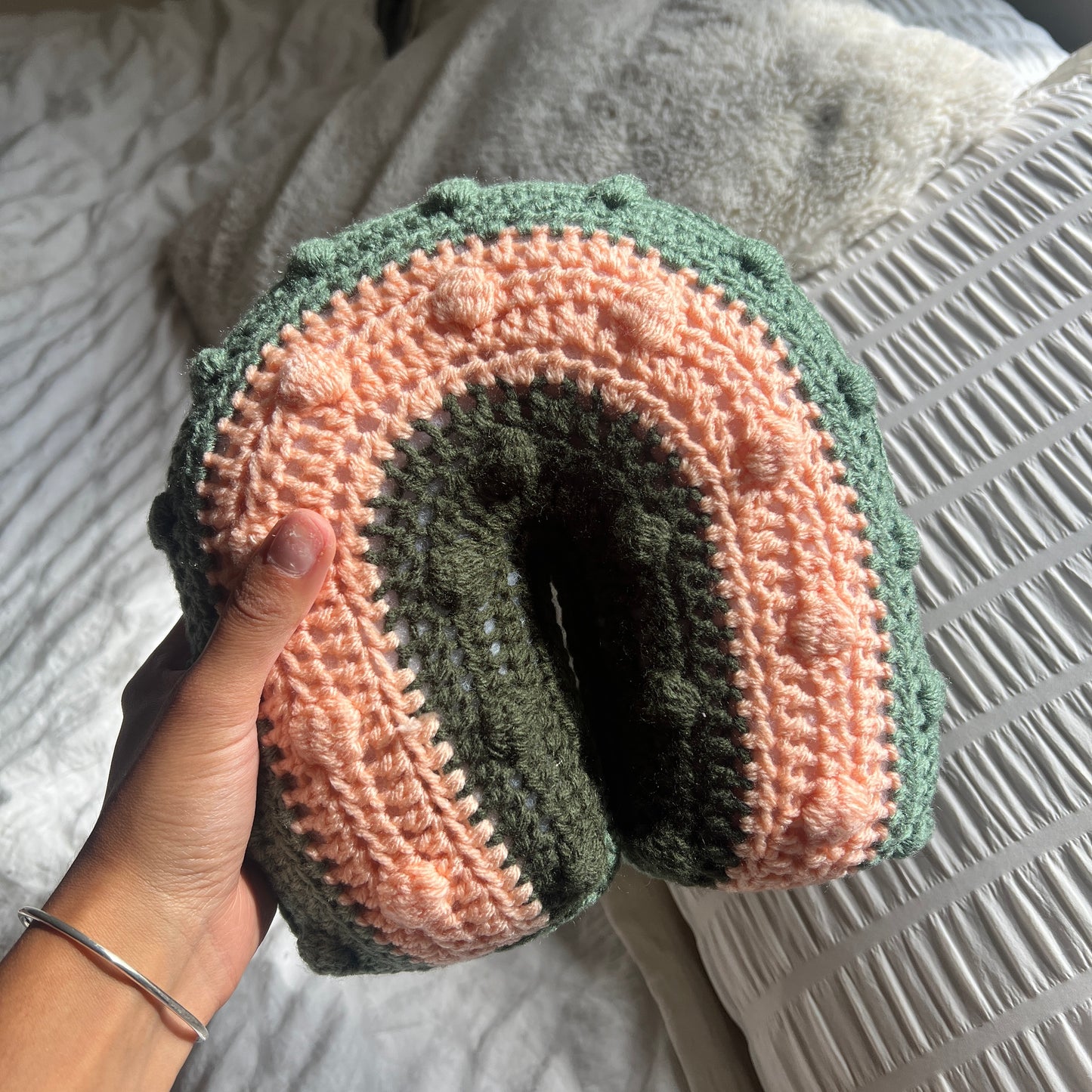 Terracotta Thyme Rainbow Pillow