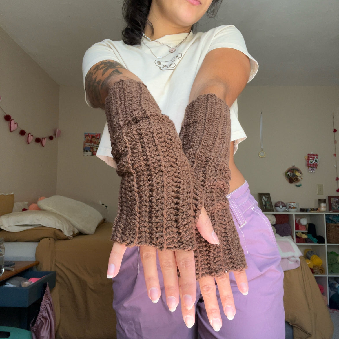 Chocolate Arm Warmers