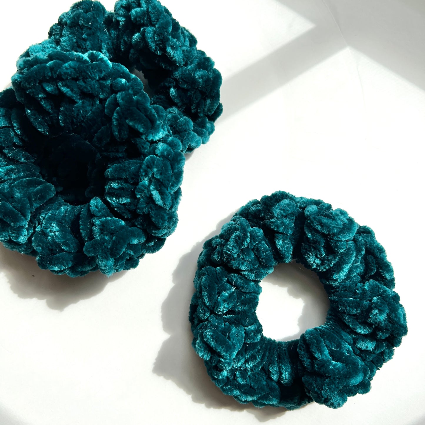 Emerald Velvet Scrunchie