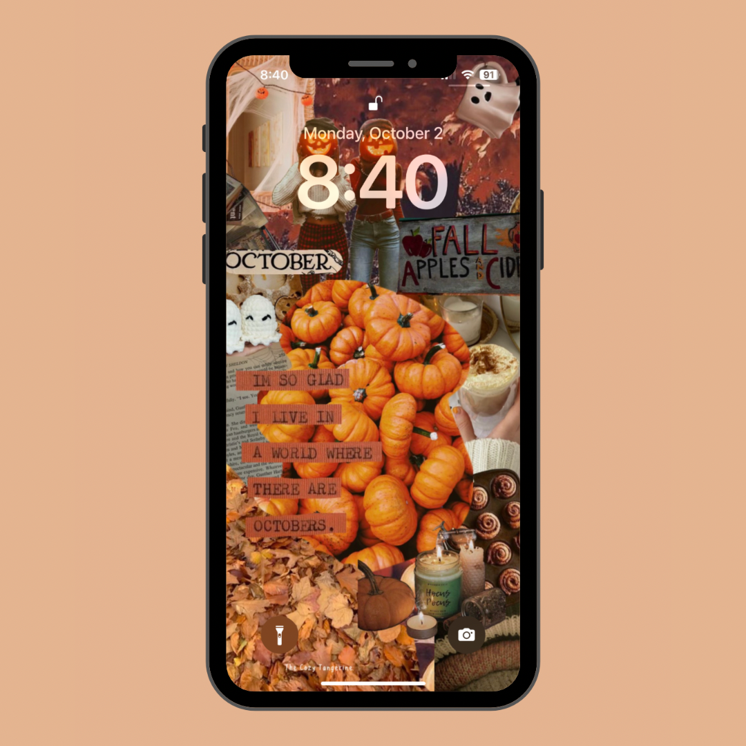 FREE October 2023 iPhone Wallpaper