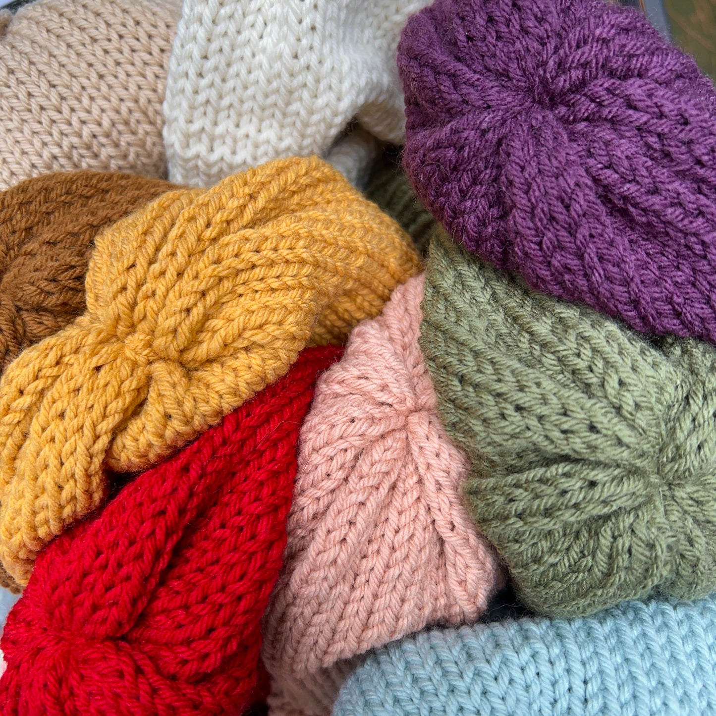 Ivory Knit Beanie