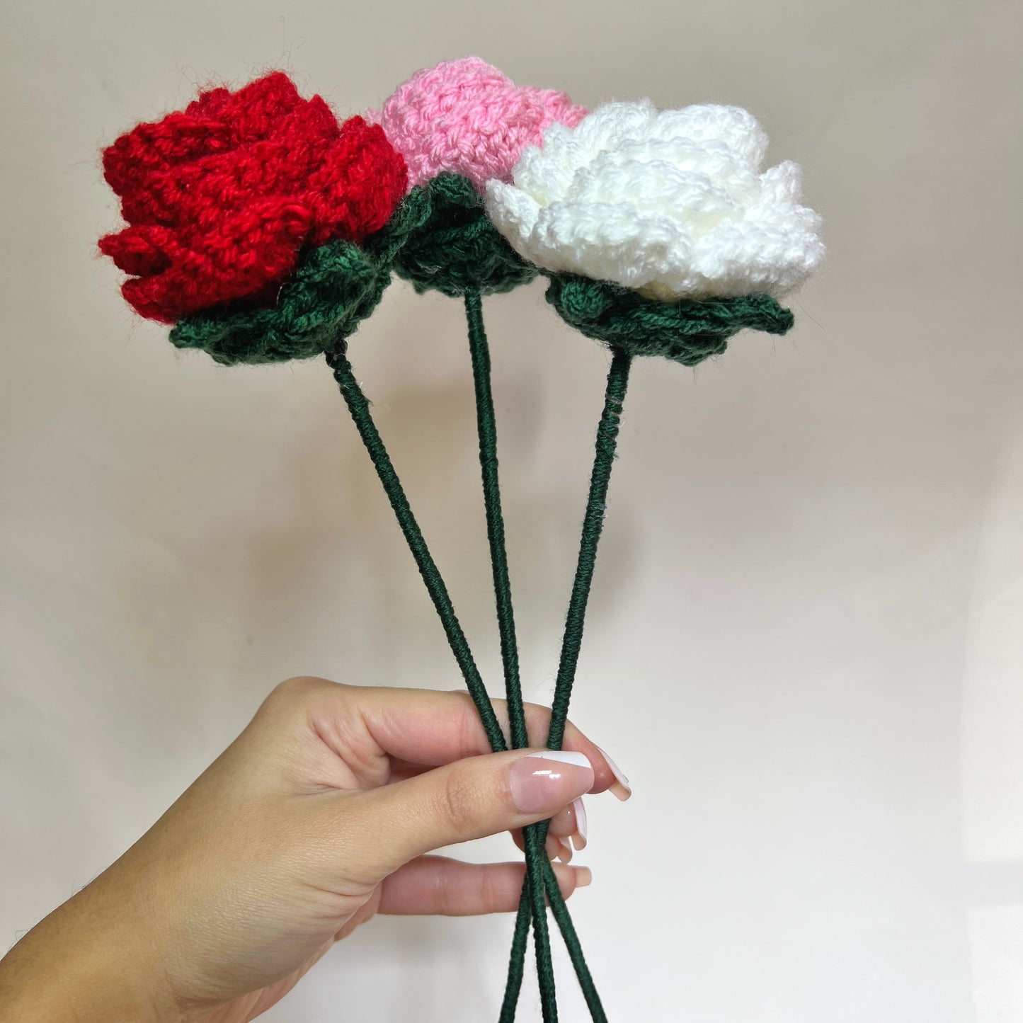Crochet Rose | Valentine’s Day Single Flower Bouquet