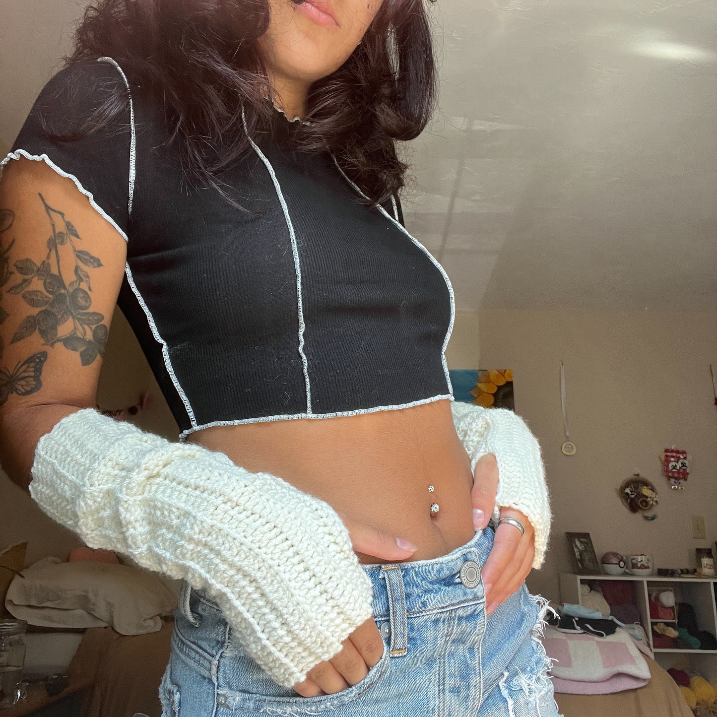 Ivory Arm Warmers