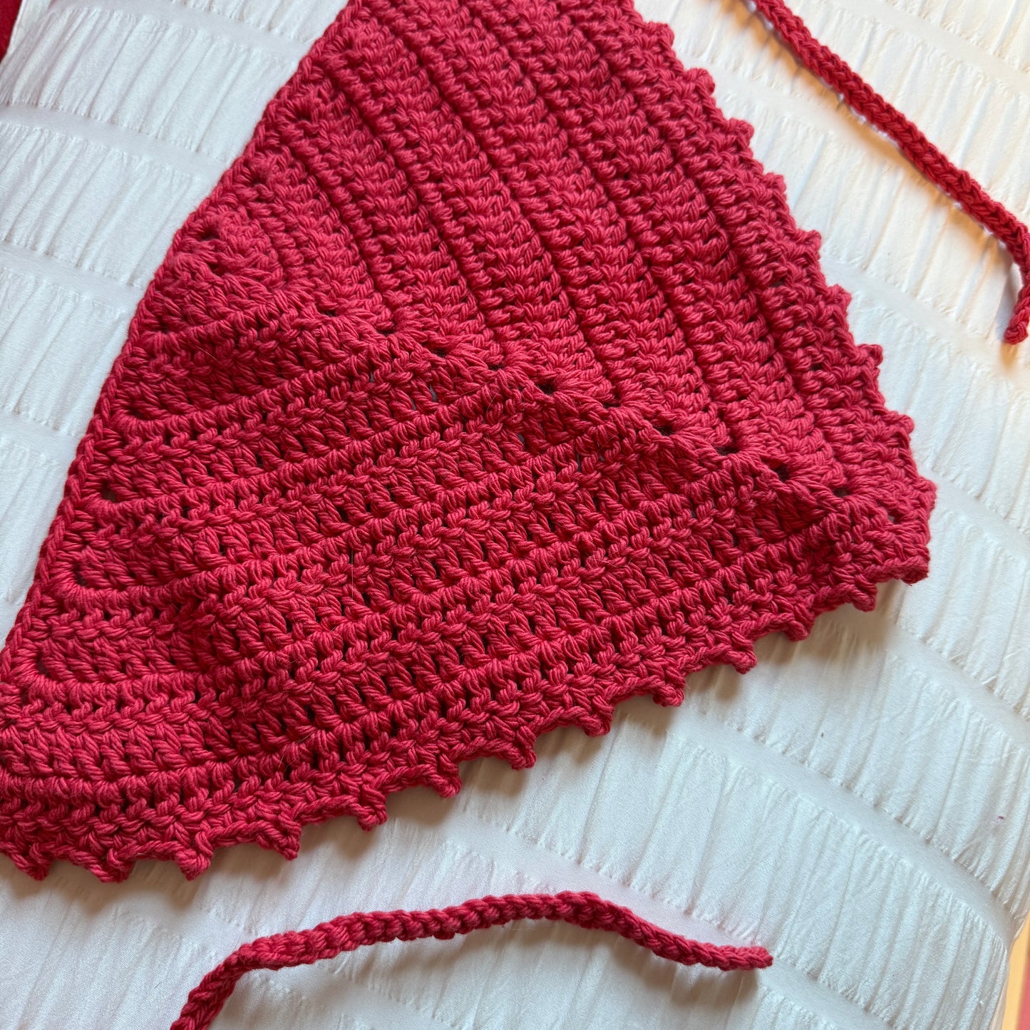 Scarlet Red Hair Bandana