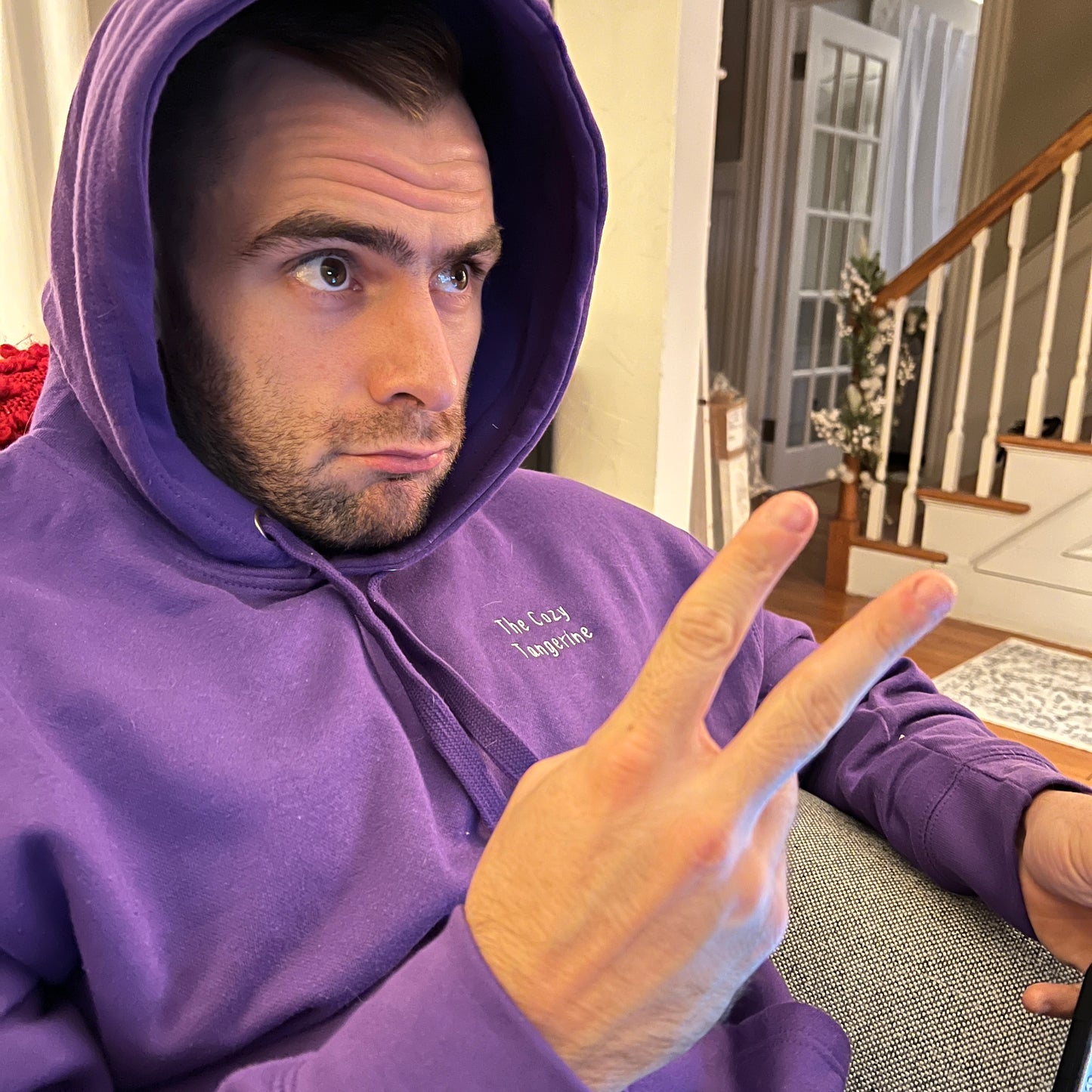 The Cozy Tangerine Hoodie