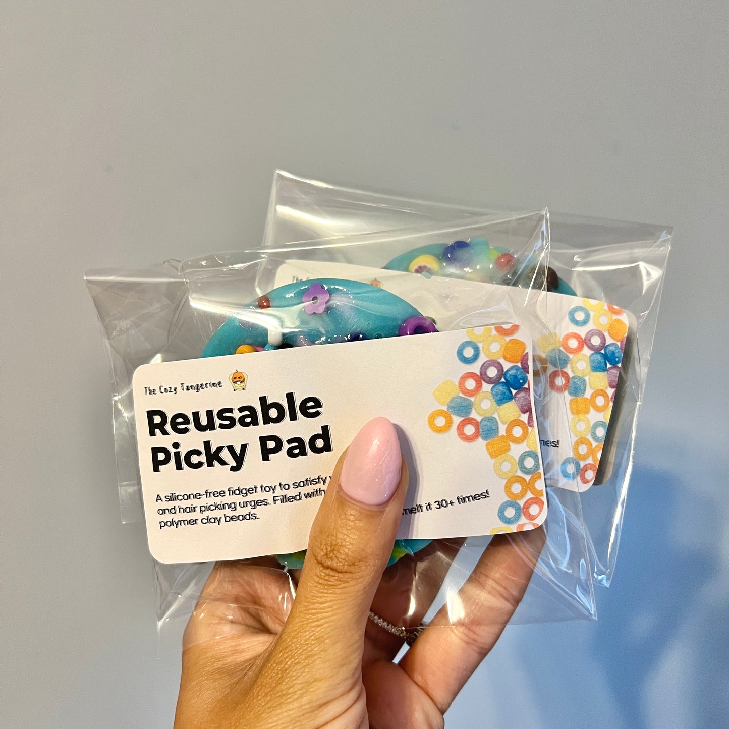 Reusable Picky Pad | Fidget Toy for Skin + Hair Picking