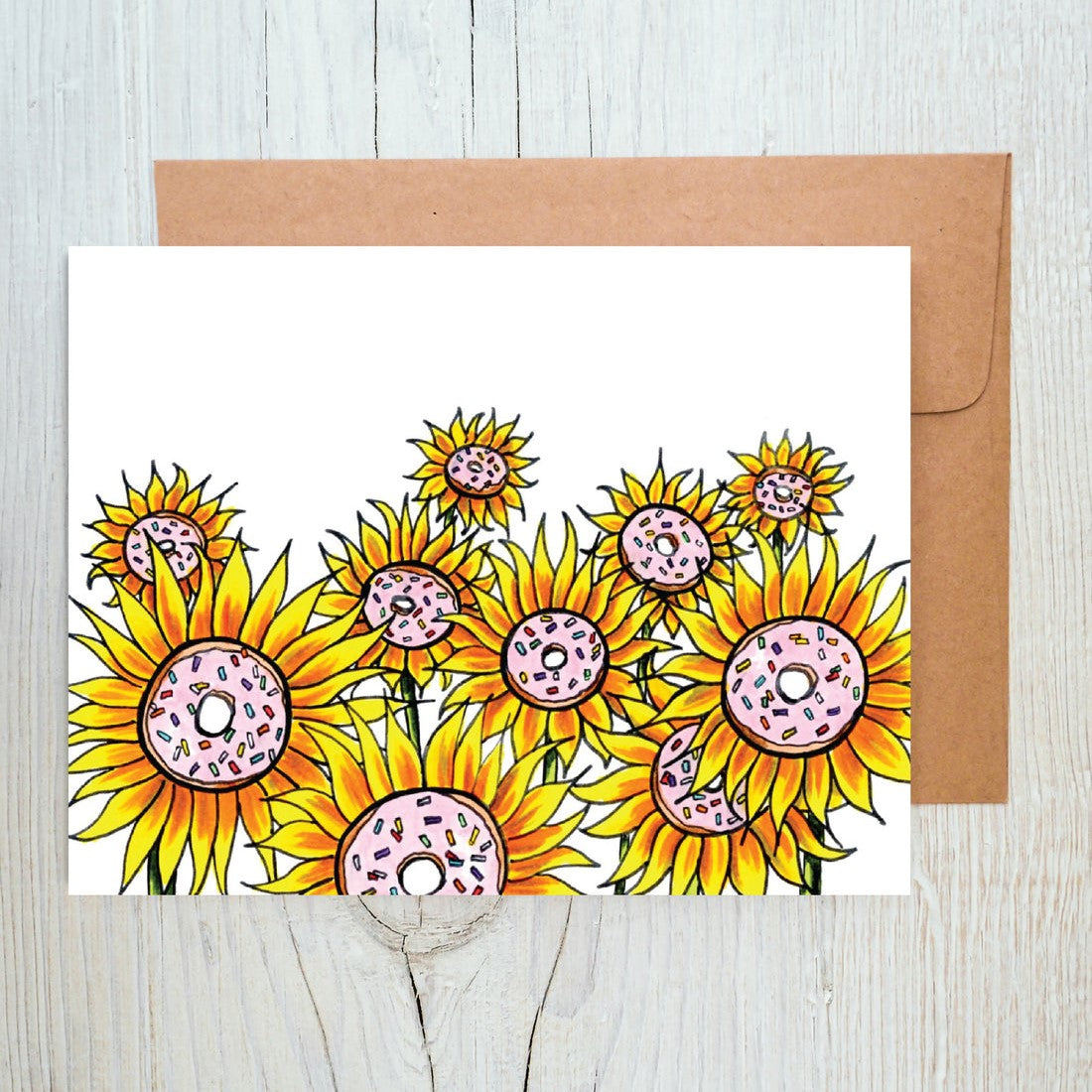 Donut Worry Be Happy Greeting Card