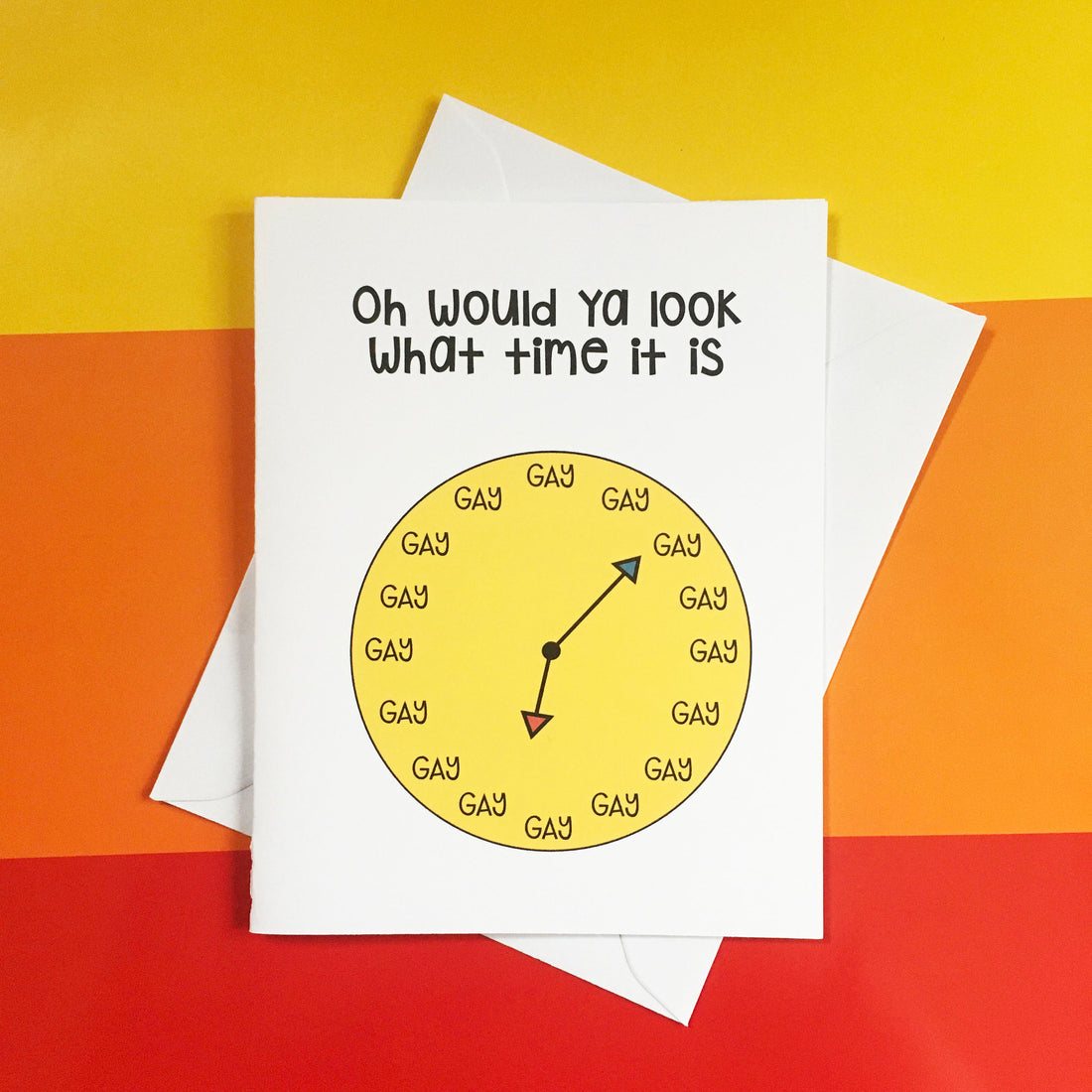 Gay Time Greeting Card