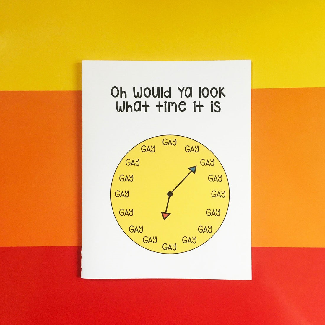 Gay Time Greeting Card