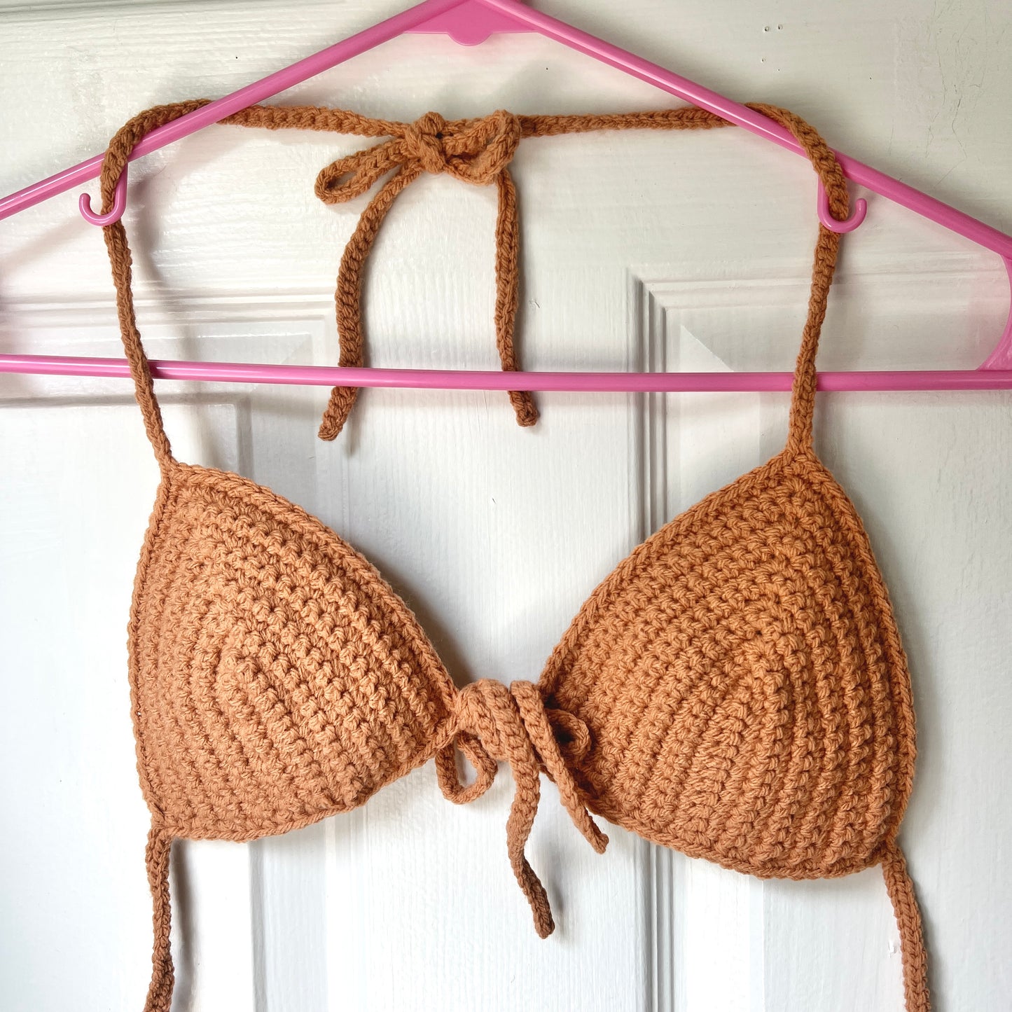 Peach Bikini Top/Bralette (Small)
