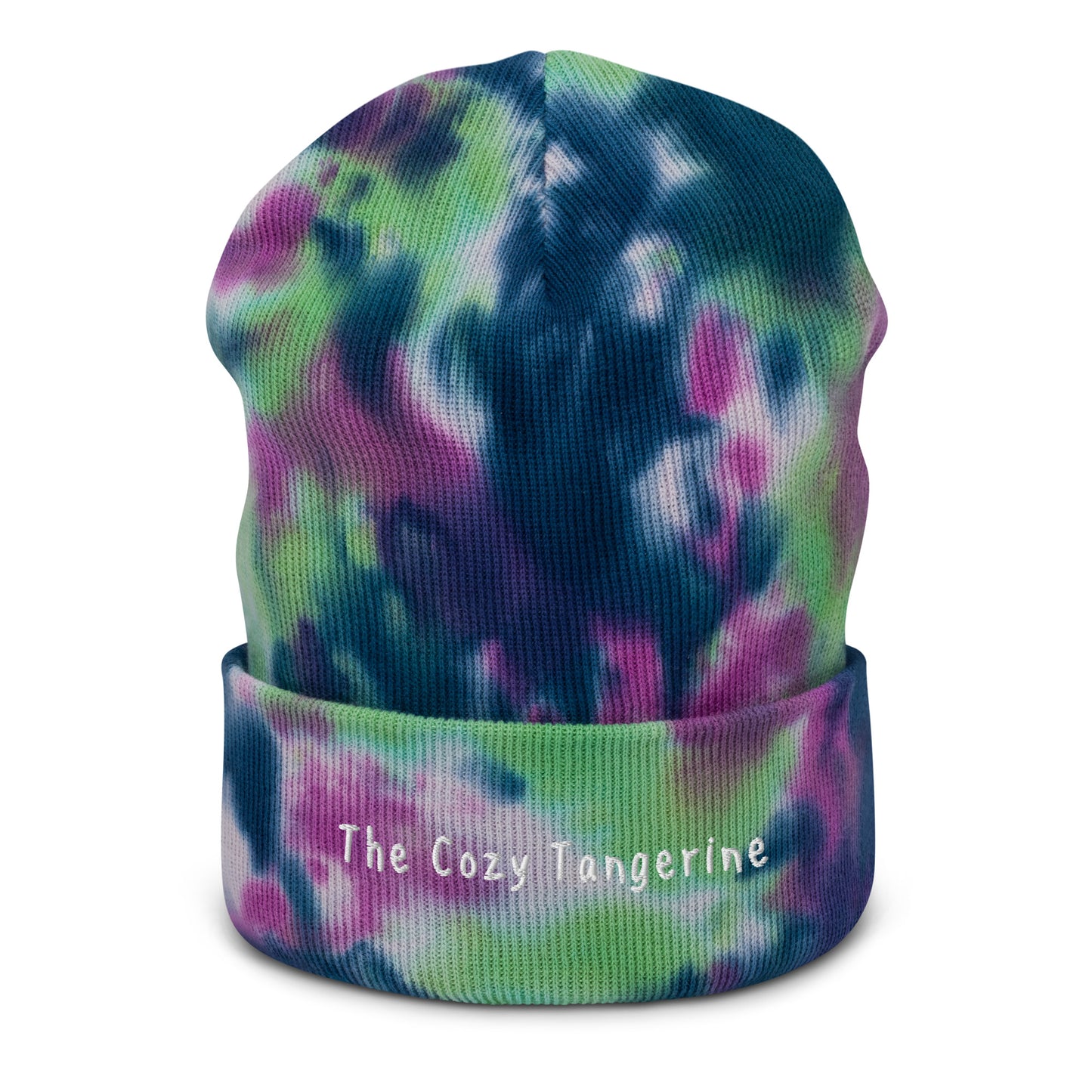 Tie-dye Embroidered Logo Beanie