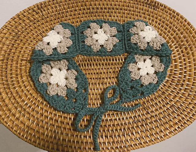 Granny Square Headband PATTERN - The Cozy Tangerine
