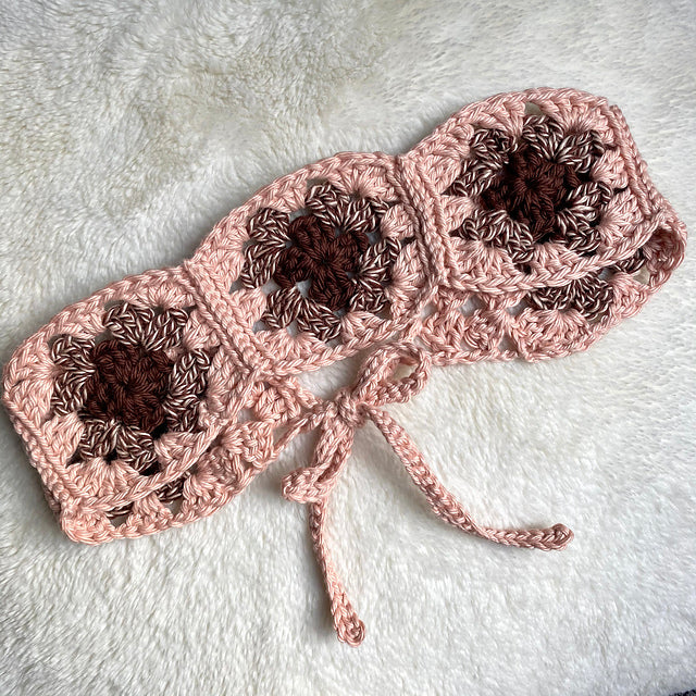 Granny Square Headband PATTERN - The Cozy Tangerine