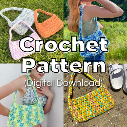 Cloud Nine Chunky Shoulder Bag Crochet Pattern (Digital Download)