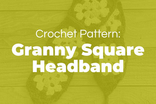 Beginner-Friendly Crochet Granny Square Headband Pattern