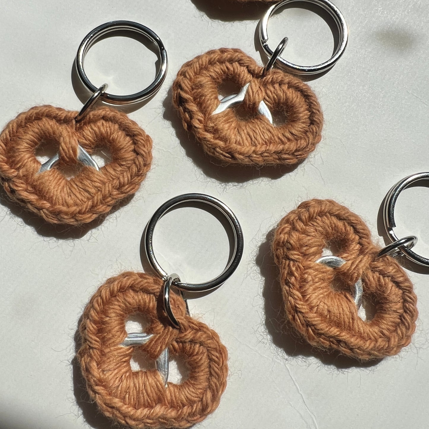 Soda Tab Pretzel Keychain