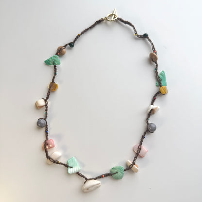 Surf’s Up Crochet Necklace
