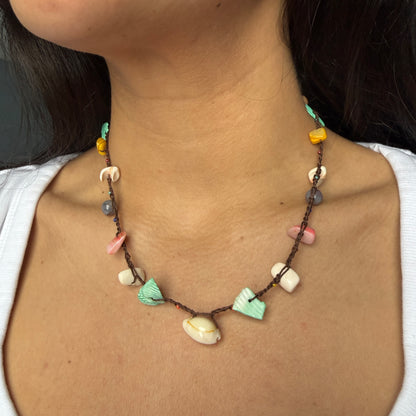 Surf’s Up Crochet Necklace