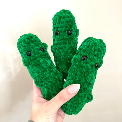 Pickle Plushie Crochet Pattern (Digital Download)