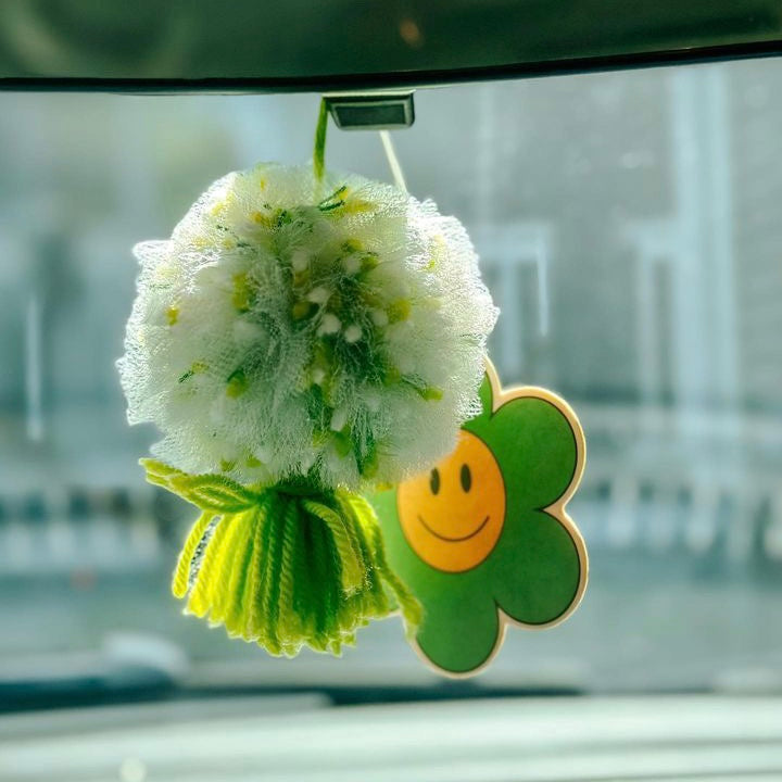 Happy and Sad Smiley Flower Air Freshener