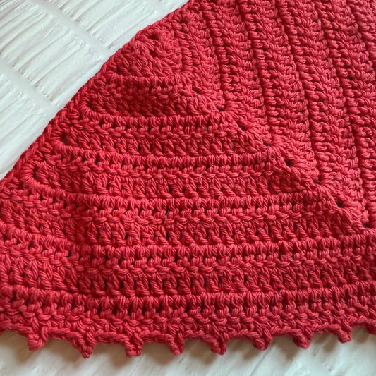 Scarlet Red Hair Bandana