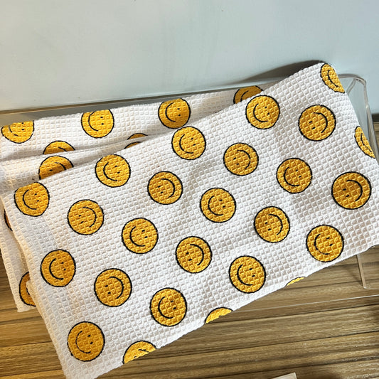 Smiley Face Hand Towel