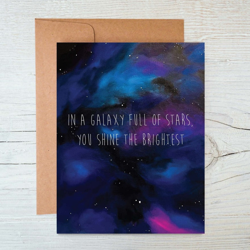 Galaxy Greeting Card