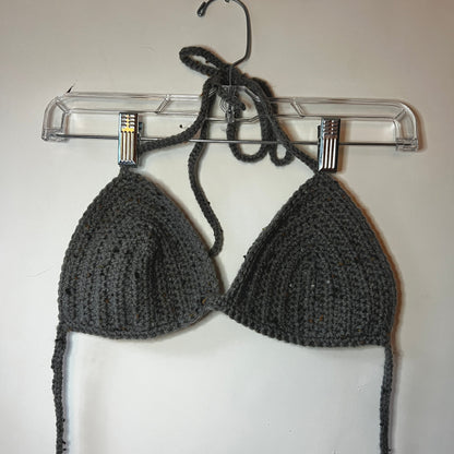 Speckled Grey Bikini Top/Bralette (M/L)