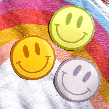 smiley face vinyl stickers
