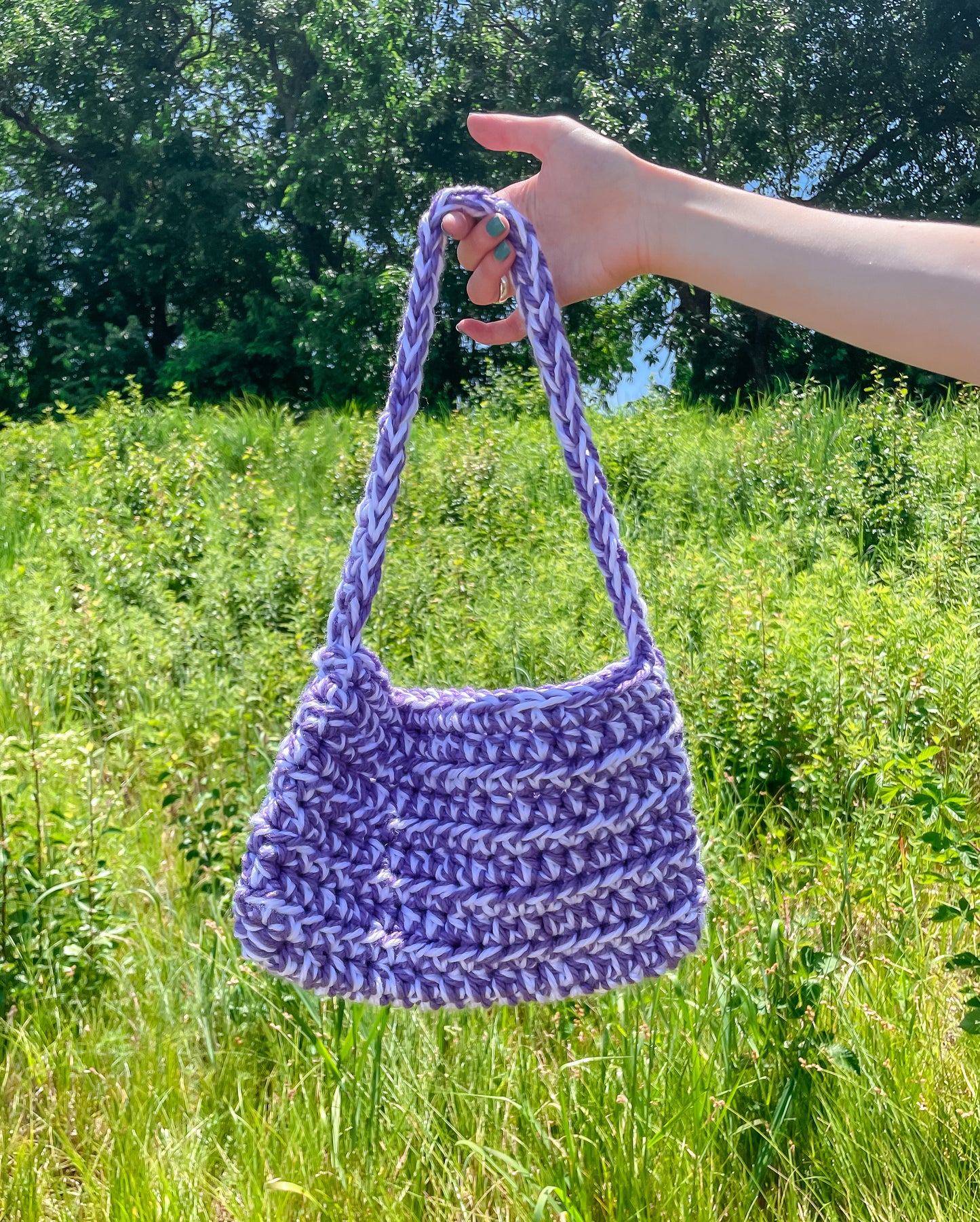 Cloud Nine Chunky Shoulder Bag Crochet Pattern (Digital Download)