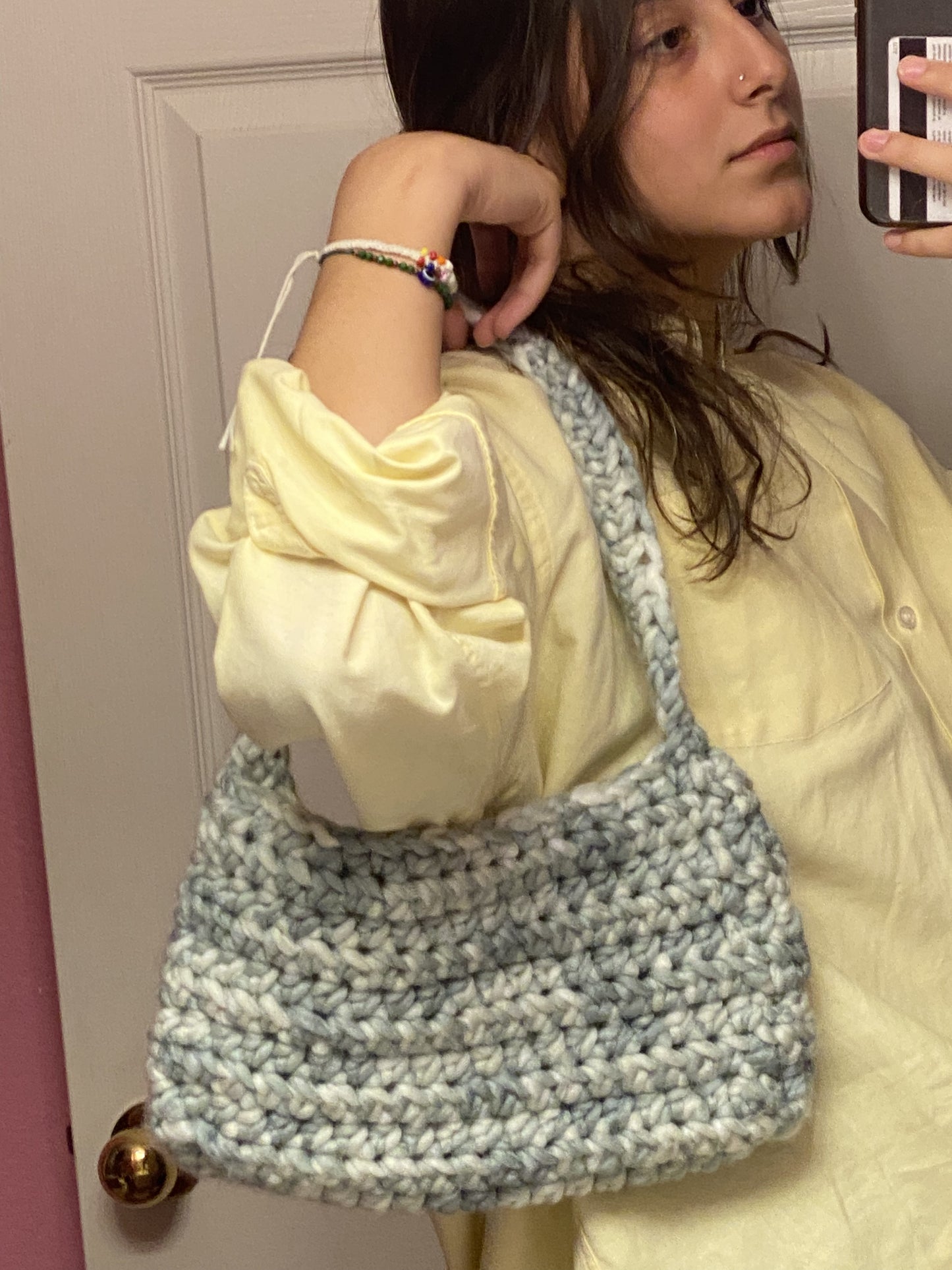 Cloud Nine Chunky Shoulder Bag Crochet Pattern (Digital Download)