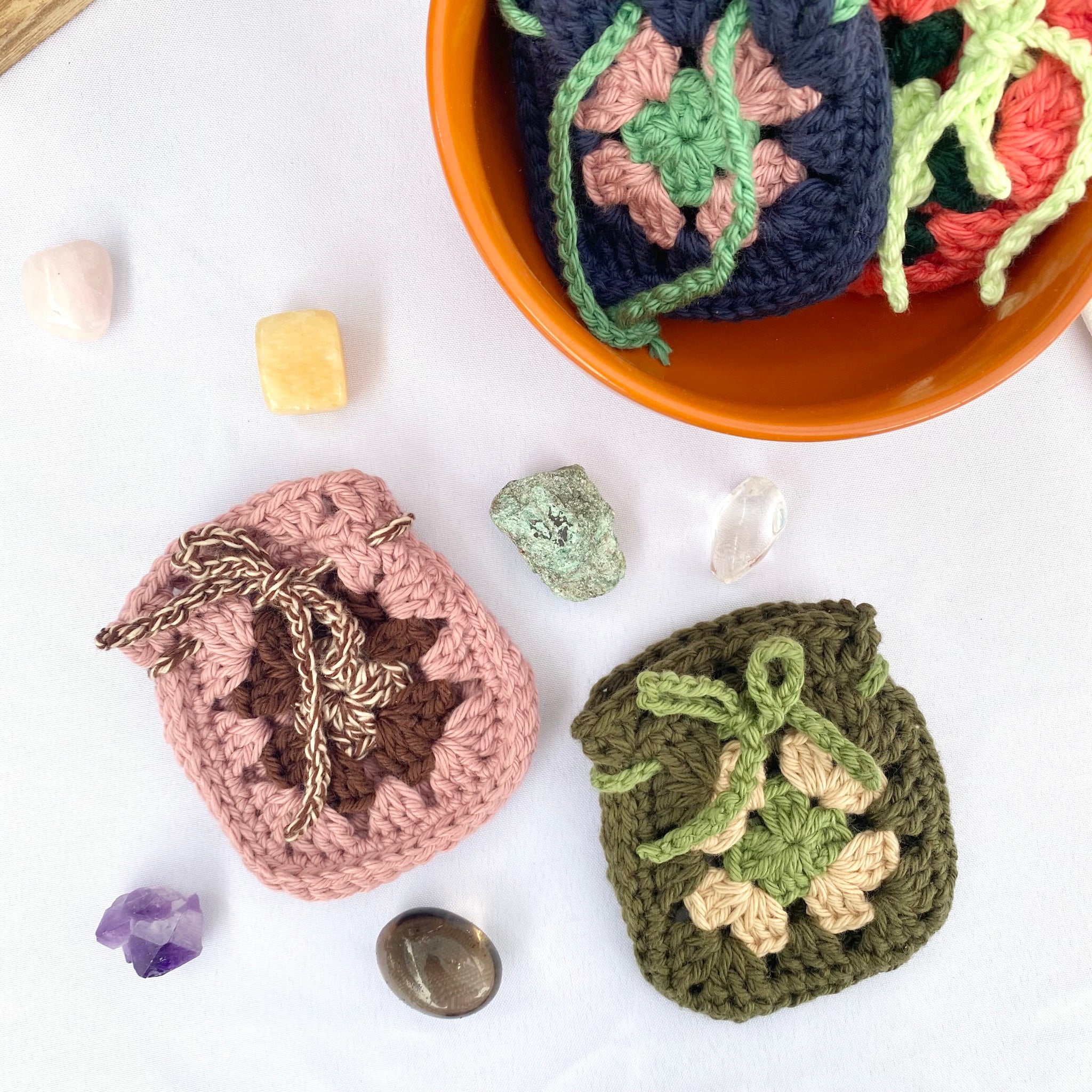 Crochet pouch deals