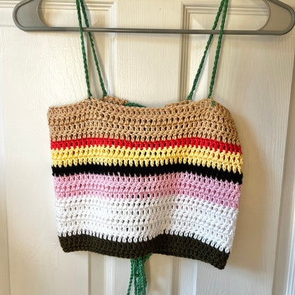 Multi-color Tie Tank Top (Small)