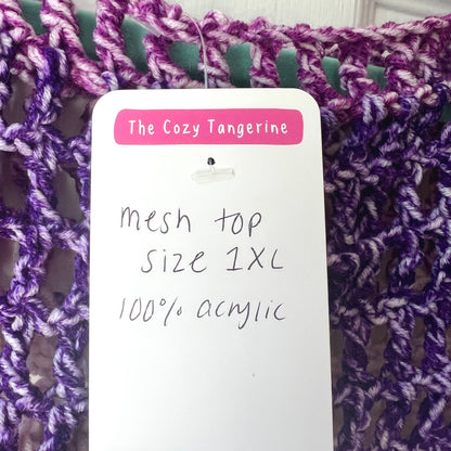 Purple Mesh Tank Top (1XL)