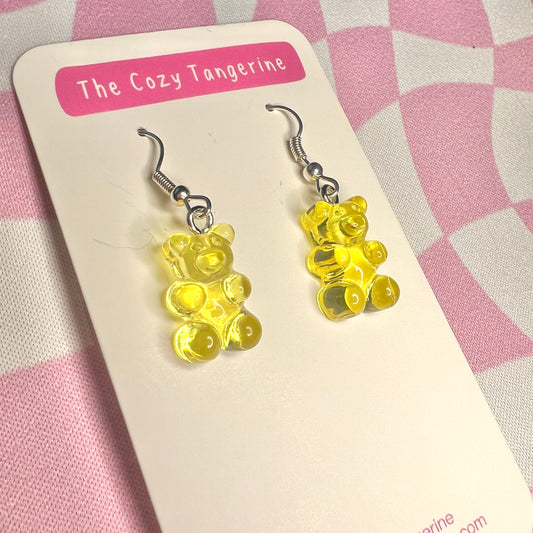 Gummy Bear Earrings (Yellow)