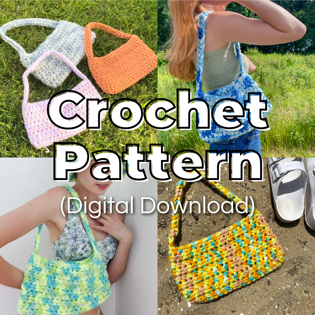 Cloud Nine Chunky Shoulder Bag Crochet Pattern (Digital Download)