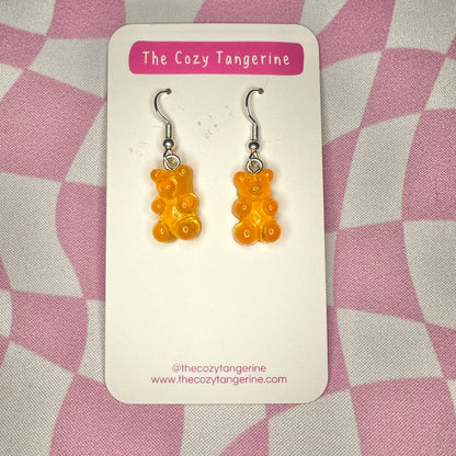 Gummy Bear Earrings (Orange)